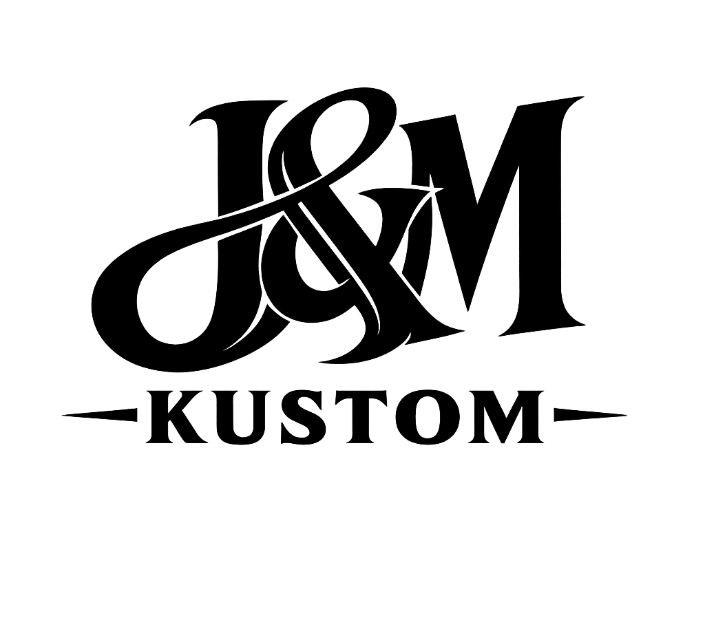 Logo colorido con "M&J" y la palabra "CUSTOMIZE" en letras prominentes.